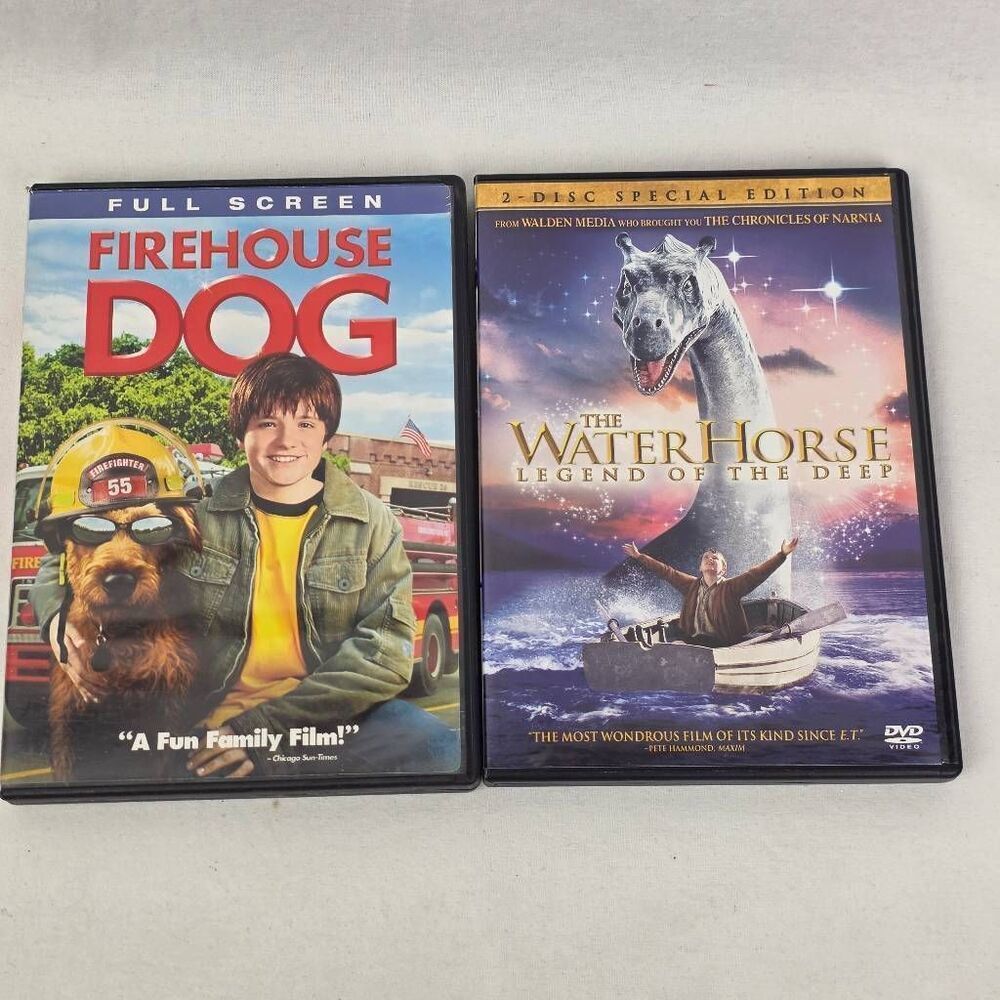Kids DVD Lot Firehouse Dog Water Horse Family